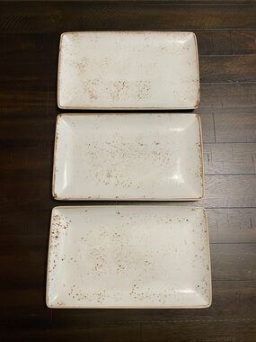 Set of 3 Steelite International Rectangular Serving Platters – Made in England